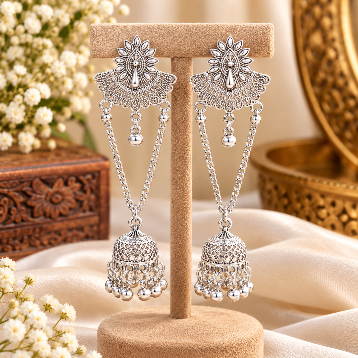 Oxidised Jhumke for Women