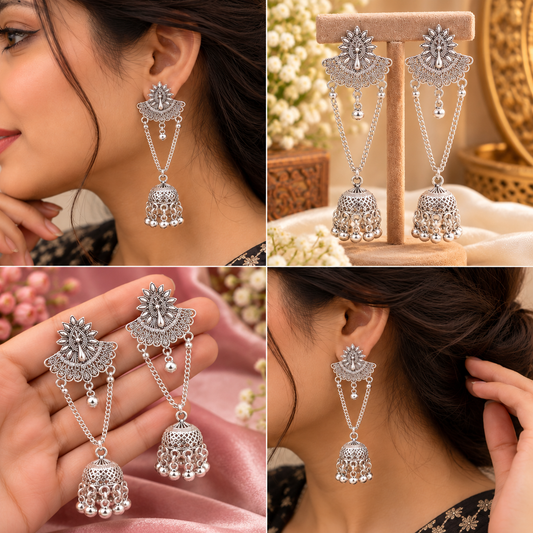 Oxidised Jhumke for Women